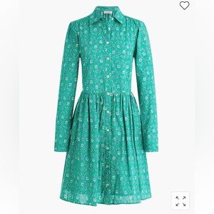 J. Crew Factory Printed Mini Shirtdress